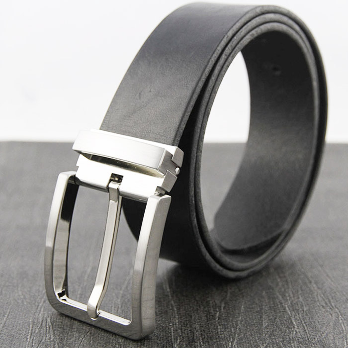 ISO9001 Durable Leather Belt Square Buckle Pin Fadeless For Dress Pants
