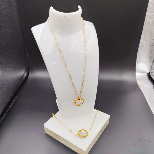 New Arrival Trendy High Polish Newest Gold Color Stainless Steel Earring