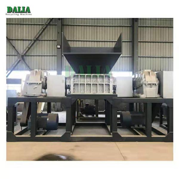 Top Feed Structure Scrap Metal Shredder Equipment For Waste Mattress / Rubber