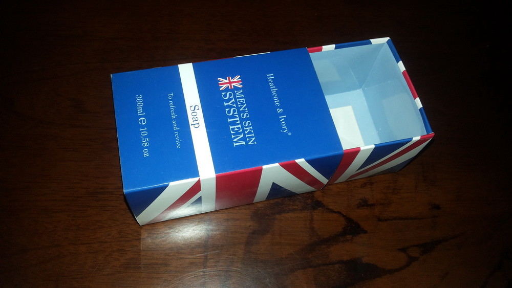 Custom design printed soft cardboard paper packaging drawer box for soap