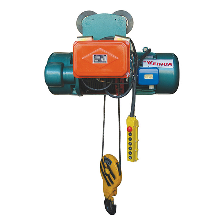 CD Model Electric Wire Rope Hoist For Cane Or I Beam 5 Ton