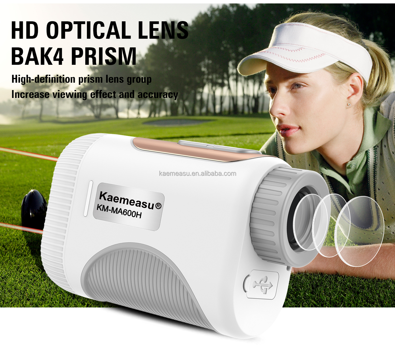 600m Durable Industrial Grade Golf Laser Rangefinder with Customizable ODM Support and Multi Color Options