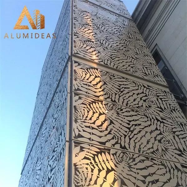 Engraved aluminum panel