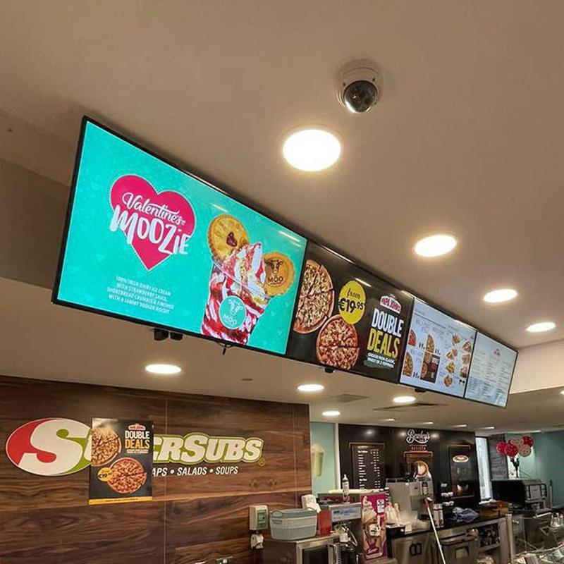 1920 X 1080 Resolution Hanging Wall Mounted Digital Signage For Shopping Mall Advertising (Black) 03