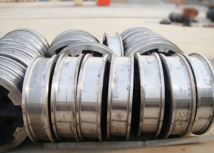 Dia 600mm Cast steel railway wheel maker applied on rail handling cart