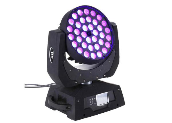 Lyre Led 36*10W RGBW 4IN1 RGBWA+UV 6IN1 Zoom Rainbow Effect Led Moving Wash