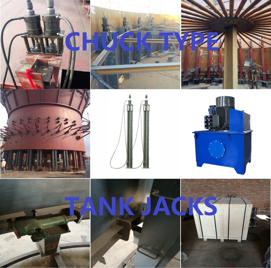 High Quality Hydraulic Tank Lifting Hydraulic Chuck Jacks in Stock