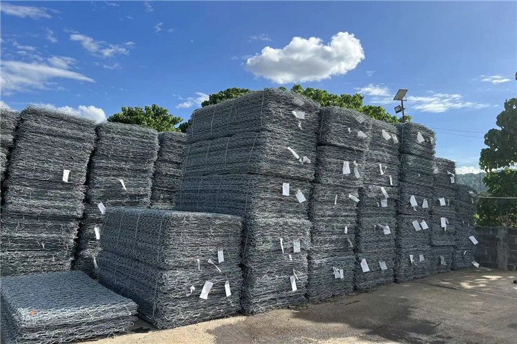 Hot Dipped Galvanized Gabion Basket Wall 2x1x1m Gabion Cages