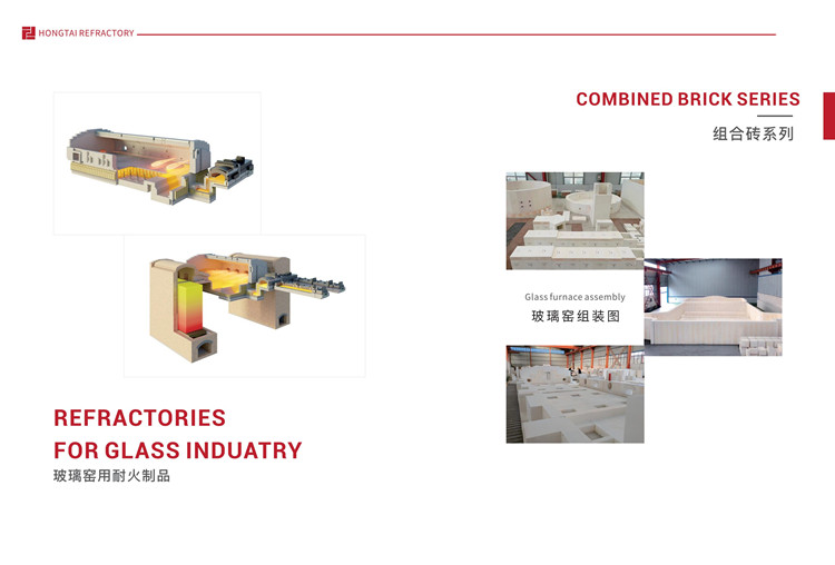 Top- Fused Cast Zirconia Corundum Block AZS 33 Brick for Glass Melting Furnace