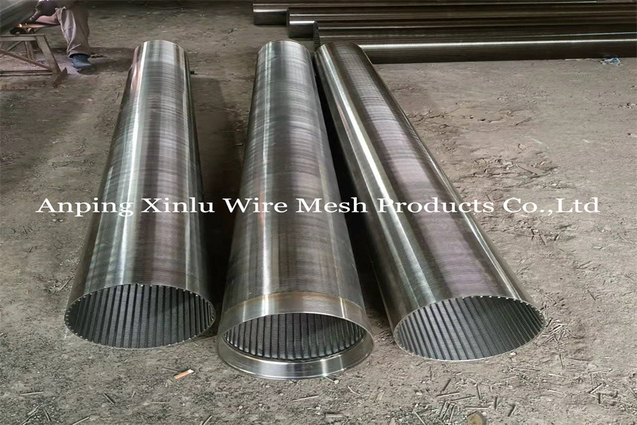 V Wire Wrapped Water Well Screens Or Johnson Wedge Wire Screen Pipe For Pump Drilling