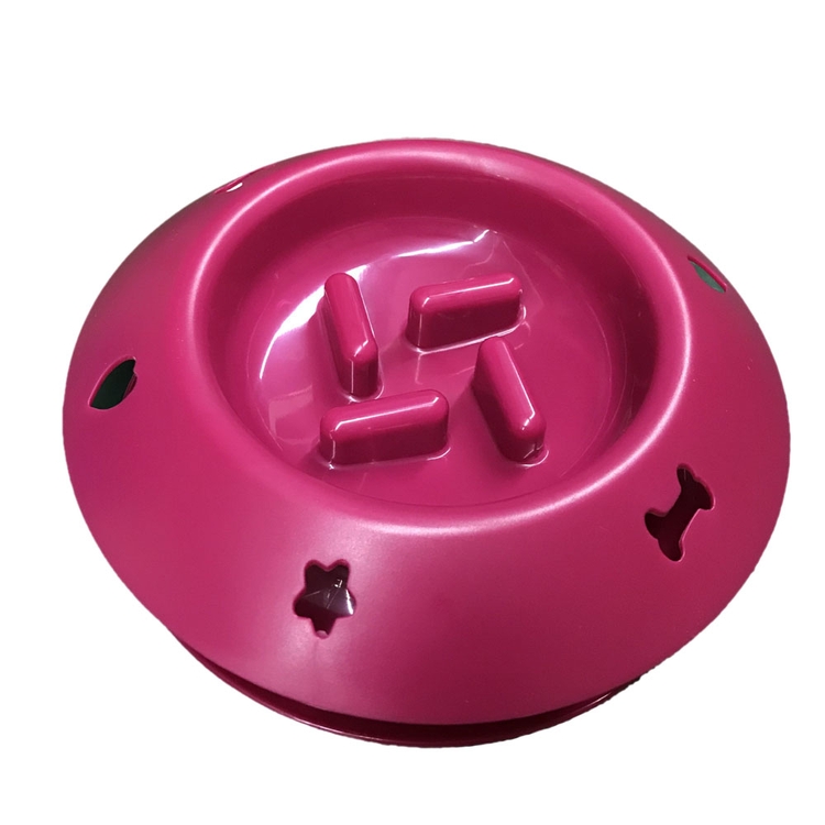 Hot Selling Pet Food Container Slow Feeding Bowl Iq Treat Dog Toy Fun Feeder Interactive Dog cat Bowl