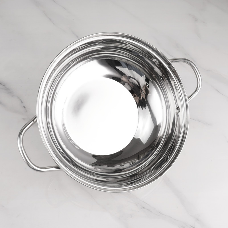 Restaurants Stackable Steamer Pot 28cm Stainless Steel 410