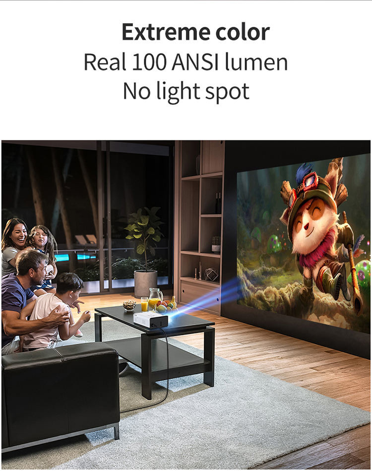Portable Mini LED Video Home Theater Projectors Full HD 1080P Smart Movie Cinema Lcd Outdoor Projector 4k