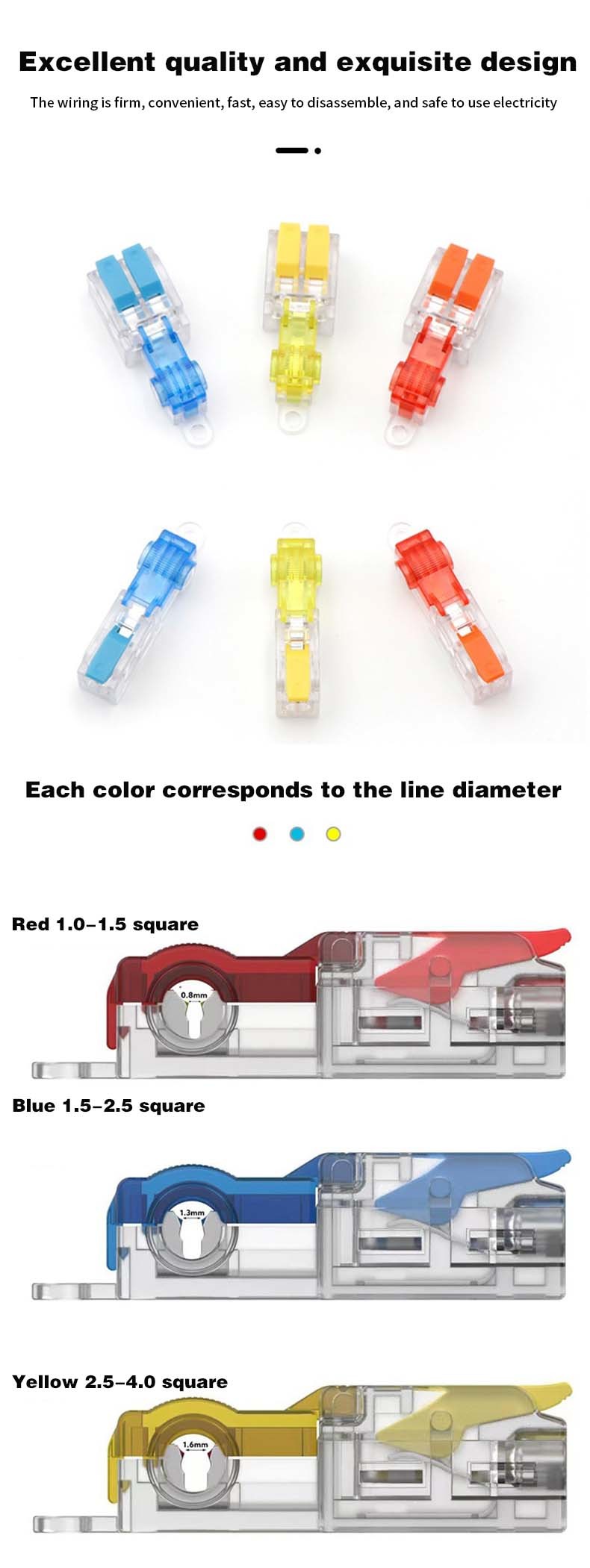 26-21 AWG Wire Connector Gel Filled Bridging Connector 101E Connector