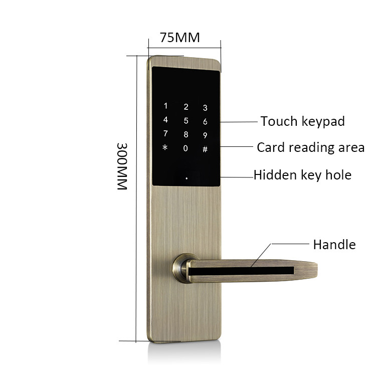 Security Bluetooth Smart Keypad Door Lock TTlock App Door Lock for Apartment Home Office