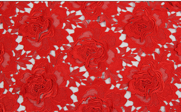 2018 Summer Newest Style chemical Embroidery Fabric 140cm wide for wedding dress
