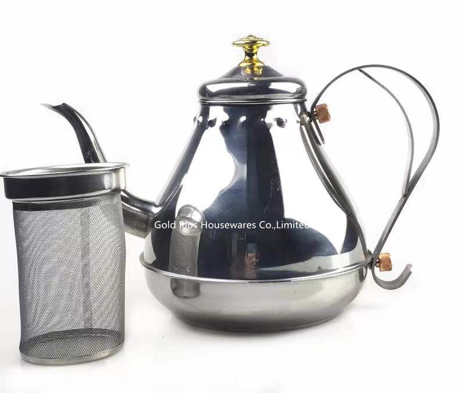 Wholesale coffee pot stainless steel stovetop pourover coffee kettle leak-proof large-capacity tea pot