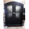 Buy cheap 2016 Hot Sales Finished Surface Wrought Iron Double Door For House from wholesalers