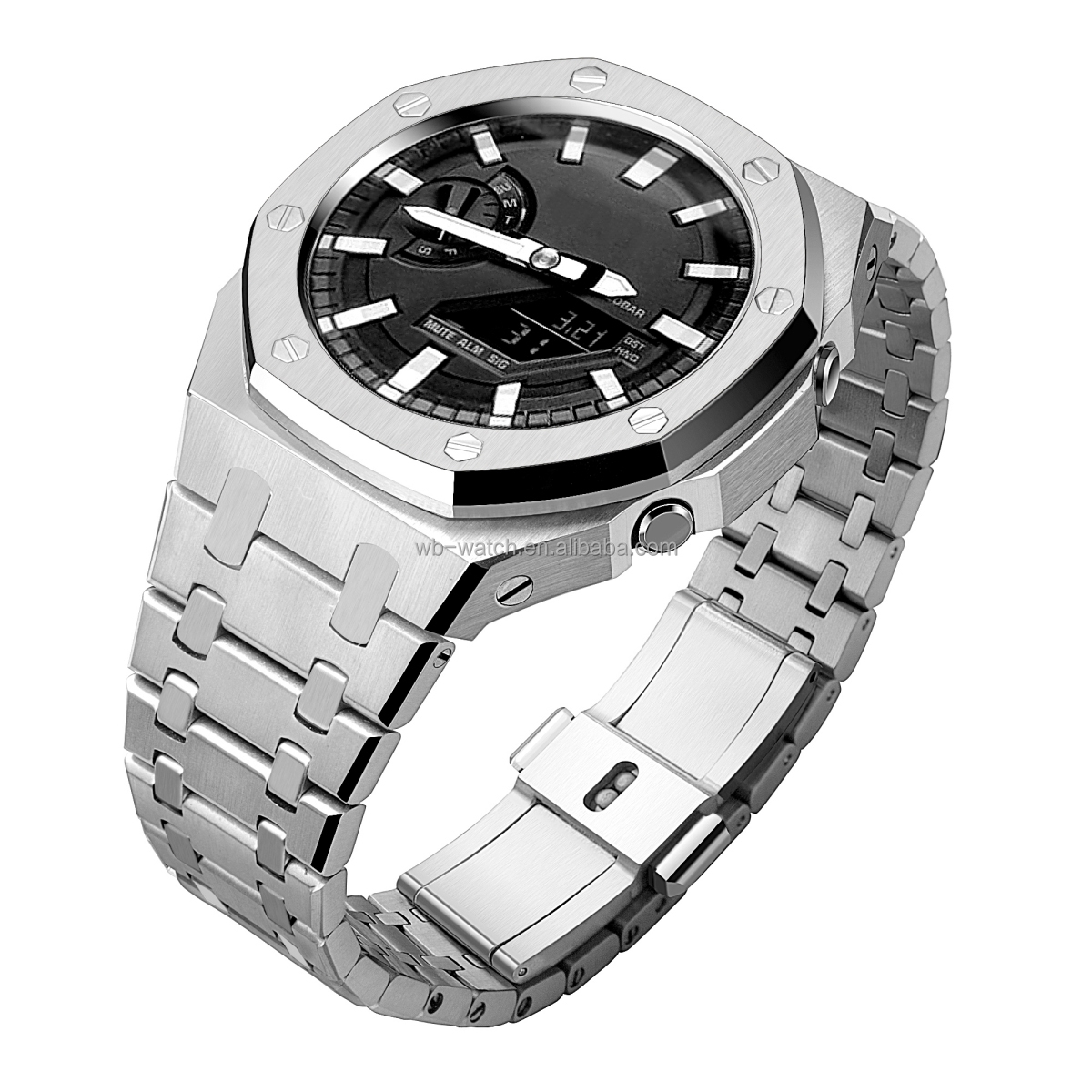 Casio Watch Modified Case OEM/ODM Stainless Steel Metal Mod Kit For G Shock 5th Generation