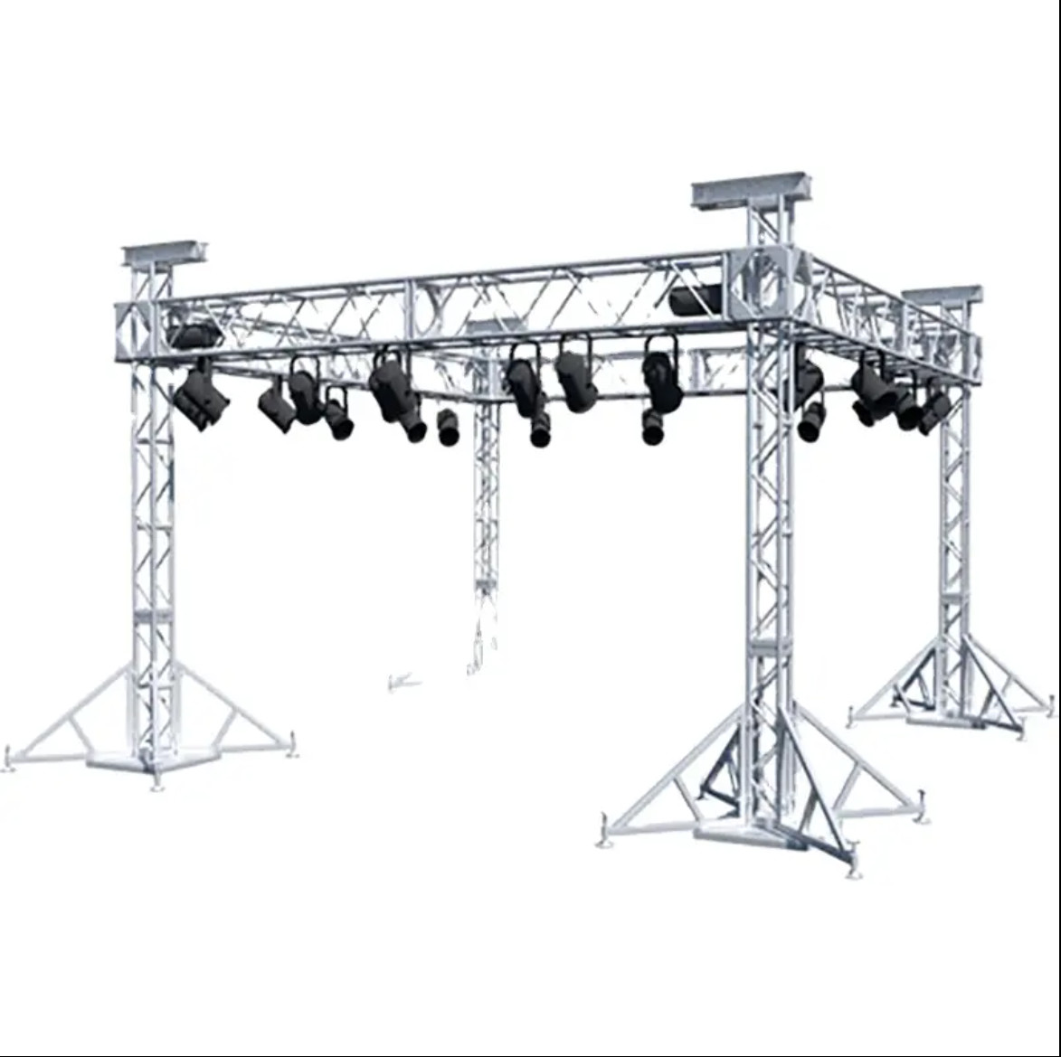 Aluminum DJ Truss Tower Totem Lightweight 290*290mm For Indoor Wedding