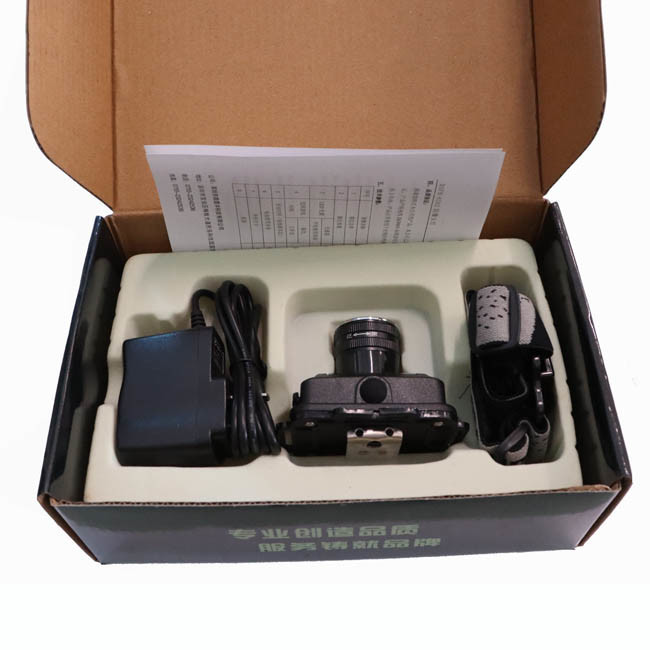 Intrinsically Safe Rechargeable Head Torch IP65 Long Lighting Distance