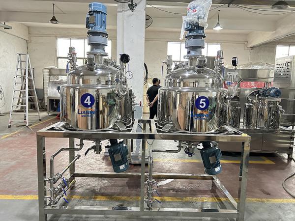 Fixed Type Vacuum Homogenizer Cosmetic Cream Mixer Lotion Ointment Mixing