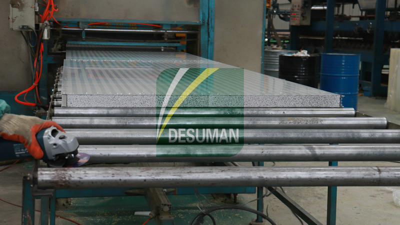 Pharmaceutical Fireproof Waterproof Rock Wool Silica Sandwich Panel