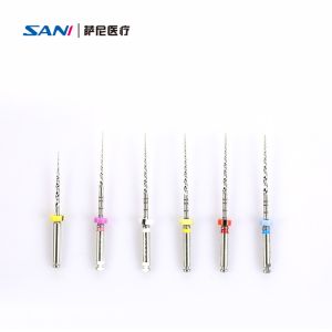 China Optimized Root Canal Dredging Rotary Dental Files with Superpass File in 21mm/25mm/28mm/31mm Sizes and 300rpm Speed on sale