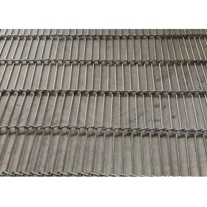 304SS Flat Flex Enrober Conveyor Wire Mesh Belt For Chips Frying