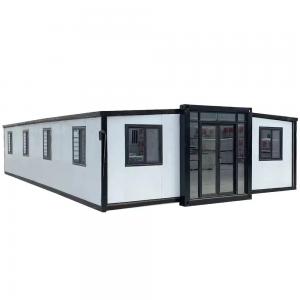  Quick Install of Small 20ft and 40ft Modular Mobile Homes with Two Wing Container Houses Manufactures