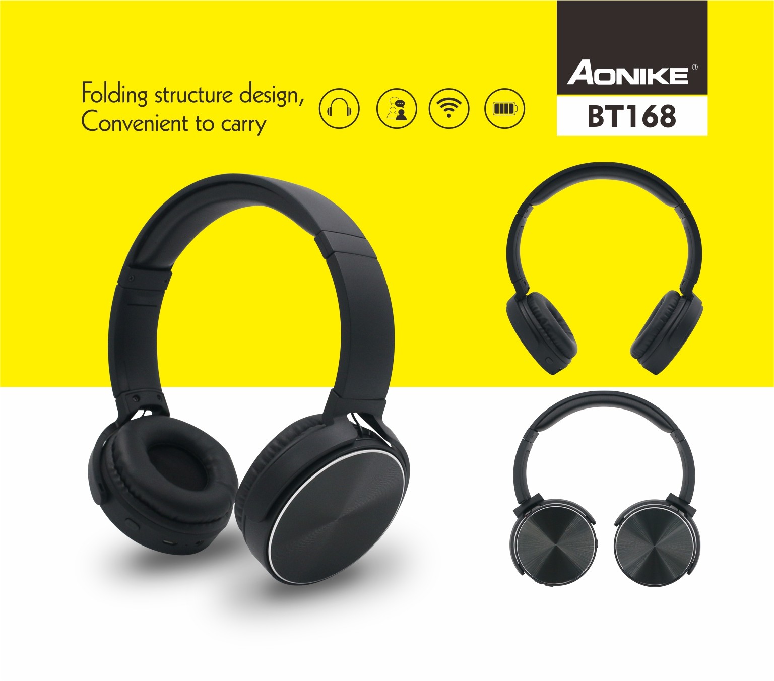 40mW Lithium Battery 300mAh Hifi Wireless Earphones