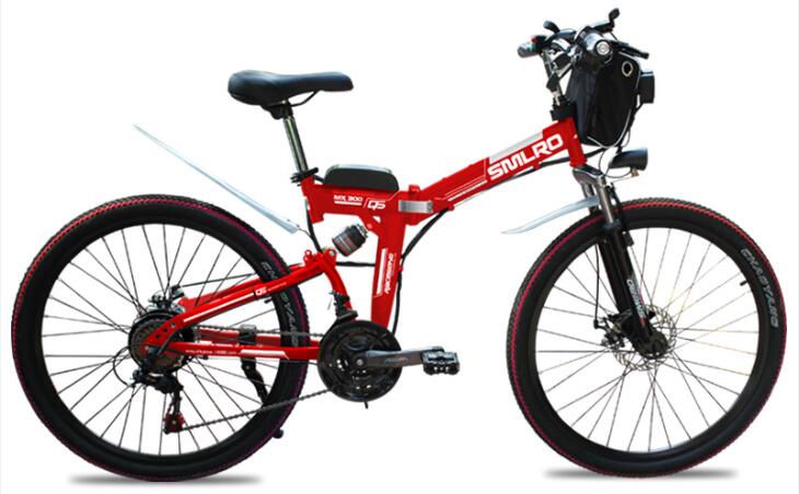 MX300 24 Inch Folding Electric Bike Smlro E Bicycles 31MPH Max Speed