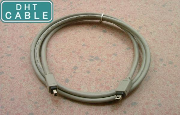 Beige High Speed IEEE 1394 Firewire Cable 4 Pin to 4P AV Audio Vedio Cables 400