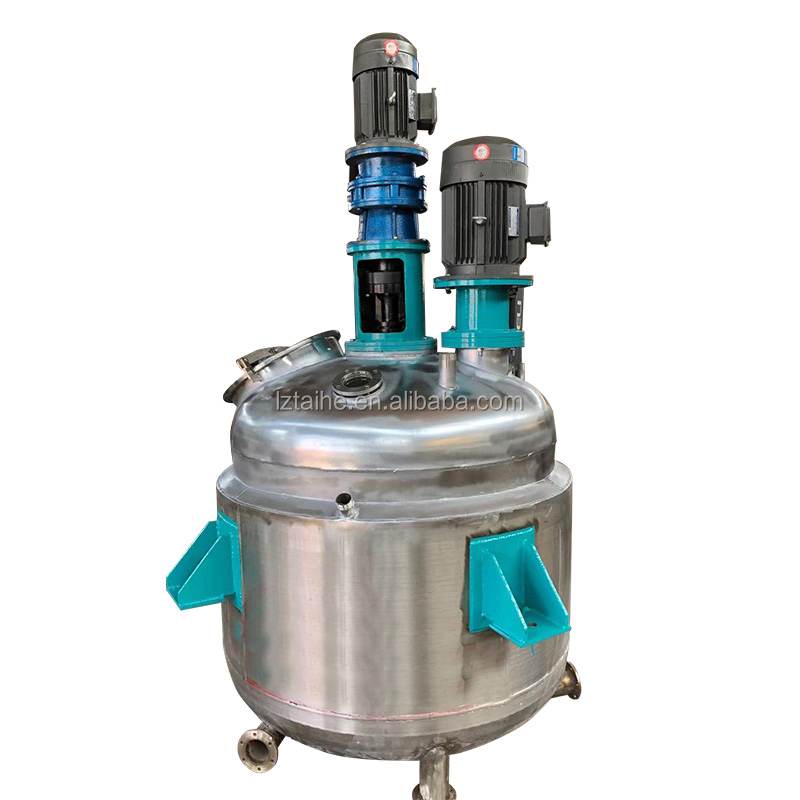 Jacketed Reactor with Stainless Steel Industry Tank and High- Carbon Steel Agitator