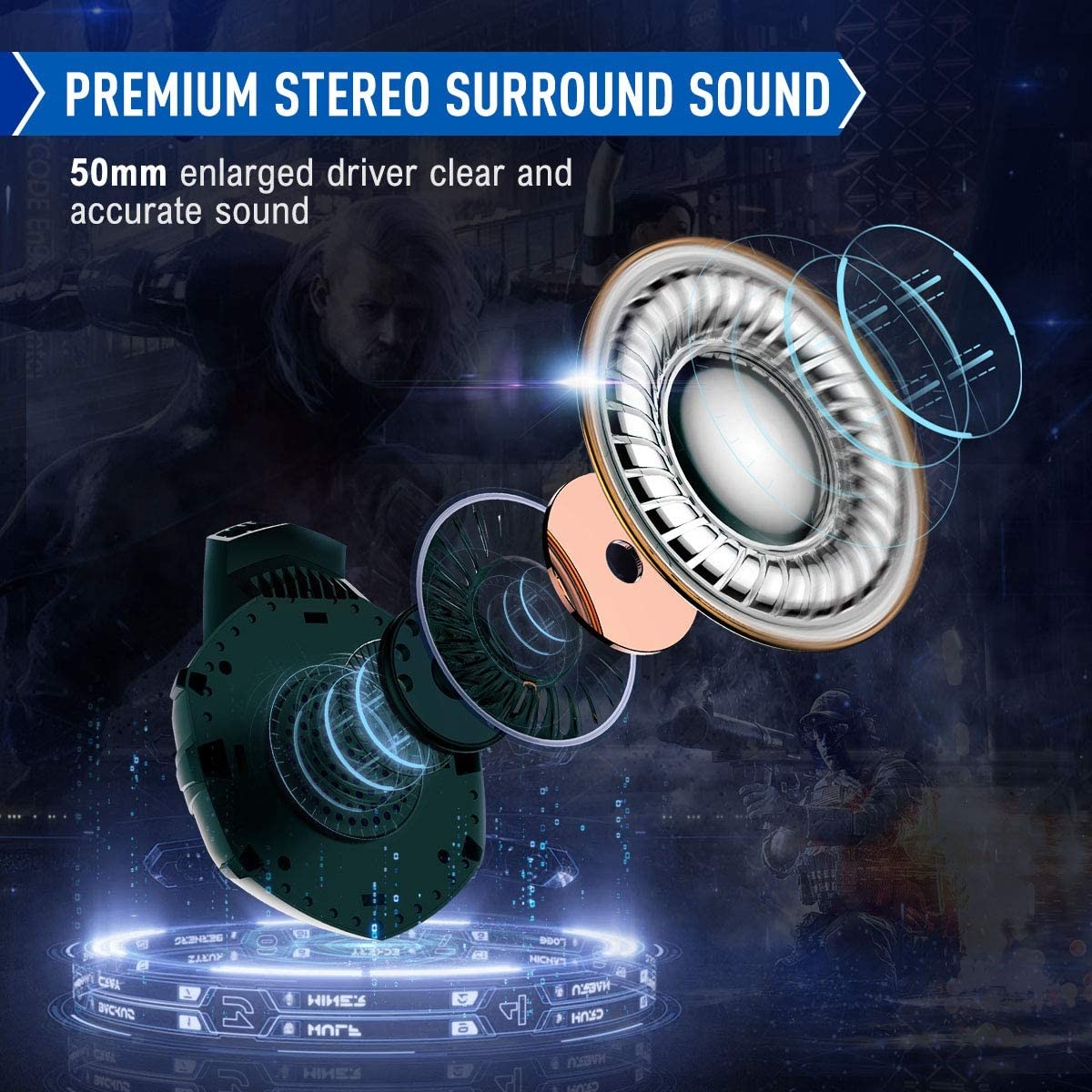 100mA Onikuma K6 2.2kohm RGB Stereo Gaming Headset