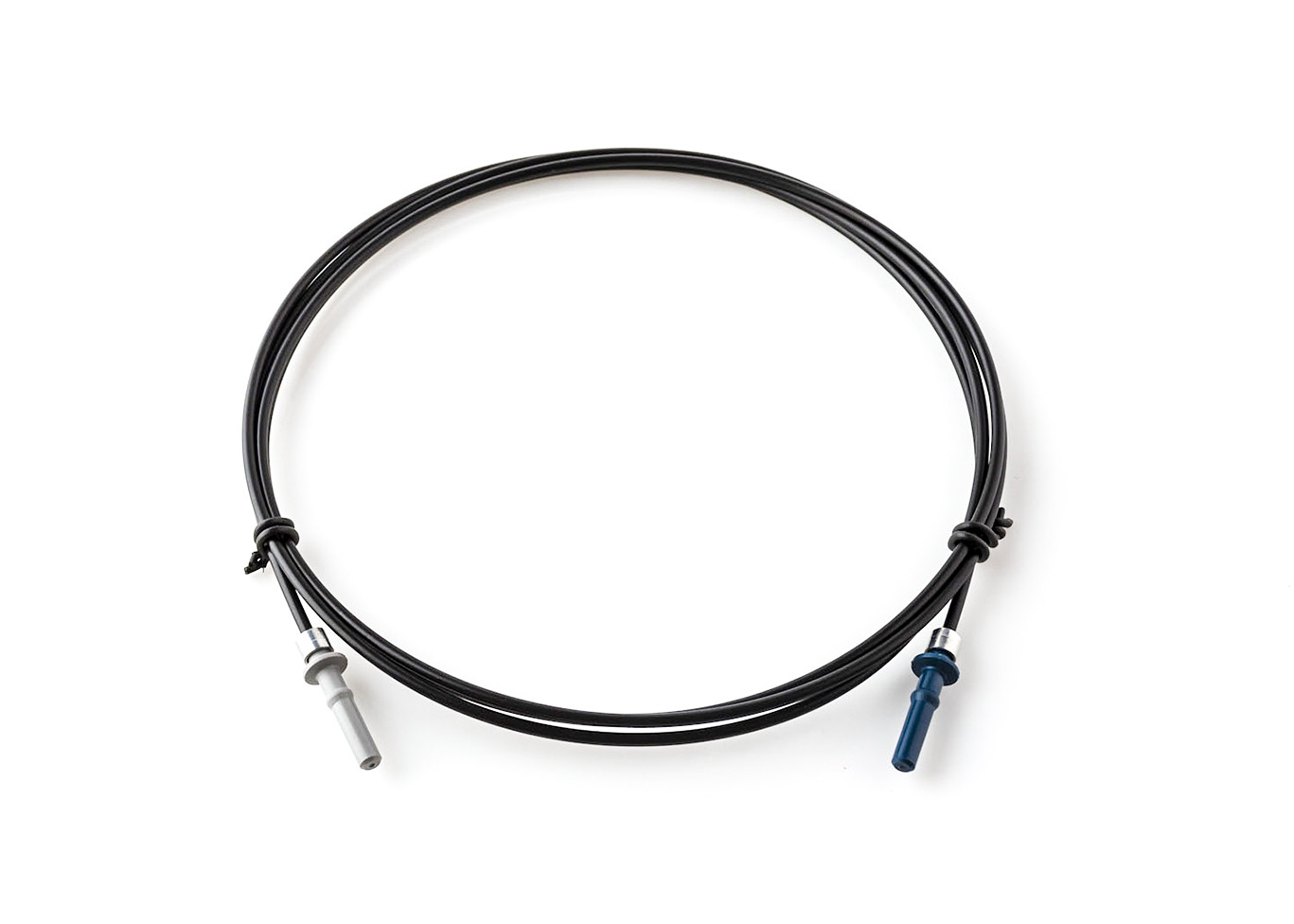 Anti Vibration PMMA Plastic Fiber Optic Cable Anti Electromagnetic Black Color
