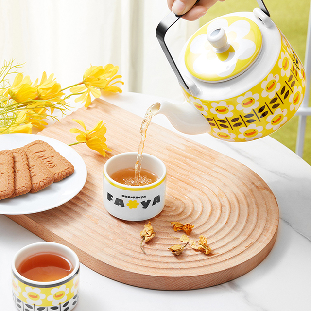 Ceramic Elephant Teapot Household Simple Practicalkettle Set Creative Wedding Gifts With Mugs