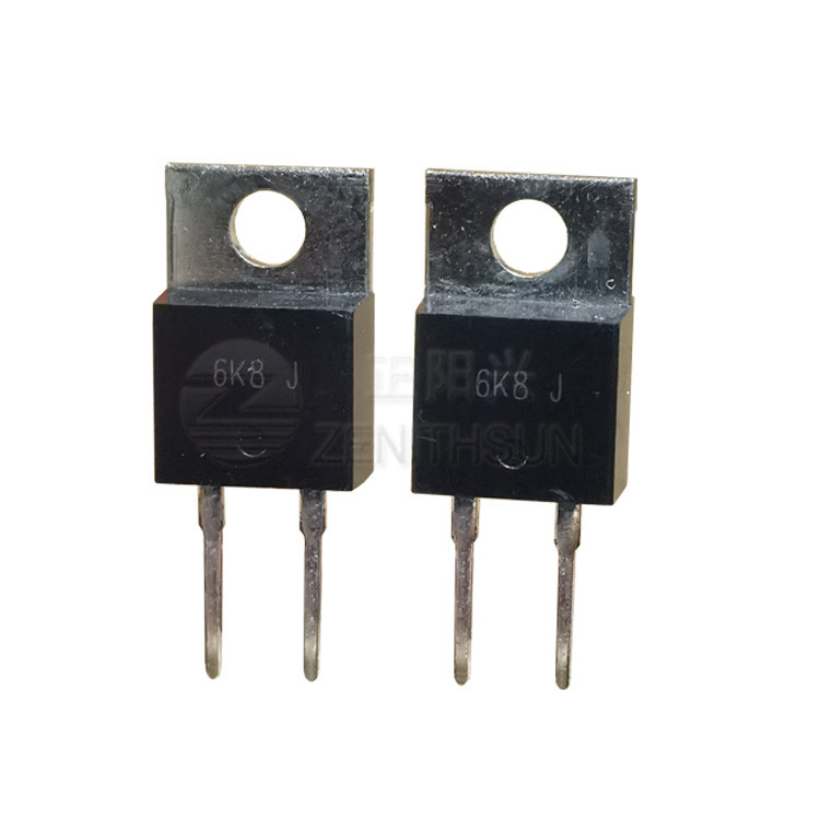 100 Ohm 50 Watt Resistor 1% 100PPM High Power Thick Film Through Hole
