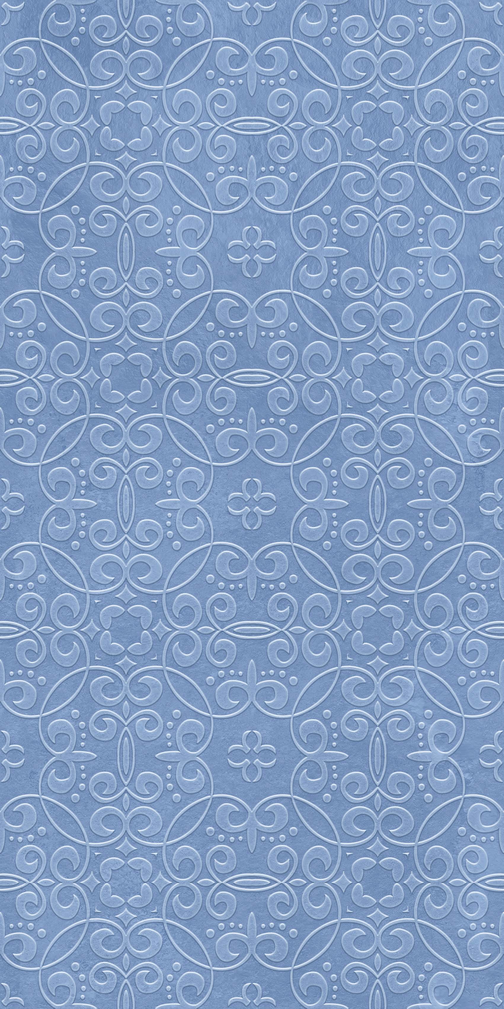 Blue Ceramic Glazed Tile 600*1200/Mm² Smooth And Slightly Shiny