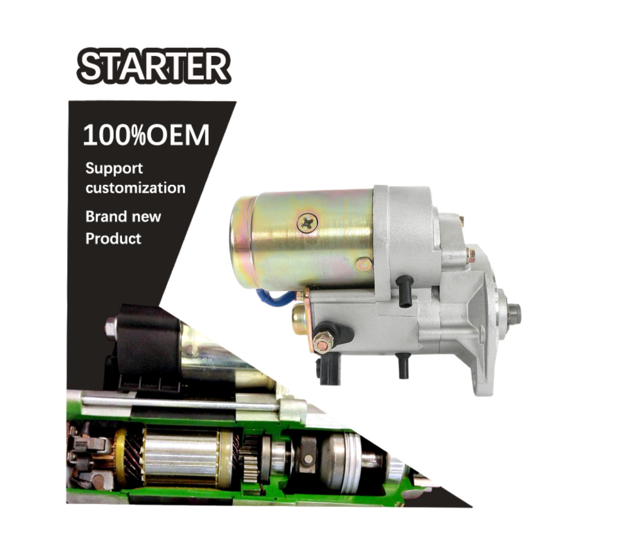 12V 9T CW STARTER B3.3 031114250. 2280009010, 428000-2650, 4280002650. 31701378, 31701378R, 31791096R. 600-863-1410, 60