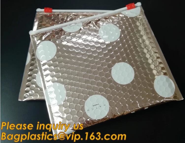 Custom Bubble Zip lockkk Packaging Bag Slider Padded Bag,Anti Shock Plastic PE Material Mailer Zip Lock Padded Bag /Slider
