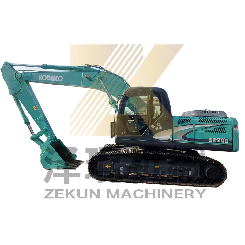 Good Condition HINO Engine Used Kobelco SK200-10 Hydraulic Excavator
