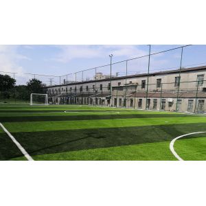 Durable Artificial Grass Mats Synthetic Turf 50mm Pile Height Effective Drainage