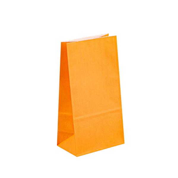 Fold Top Printed Kraft Paper Sandwich Bags Grease Proof Popcorn Candy Cookie