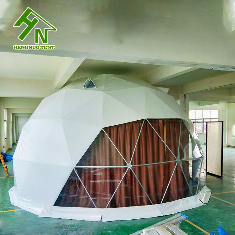 Four Person Geodesic Dome Tent Transparent For Exhibitions