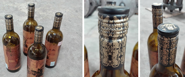 automatic ropp screw cap glass bottle closing sealing capping machine