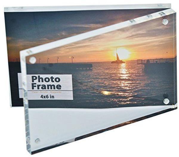 rectangular acrylic photo frames with magnets