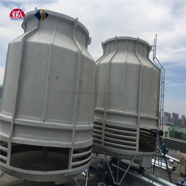 Customized Round Shape Anti-corrosive FRP Counter Flow Cooling Tower for Water Treatment