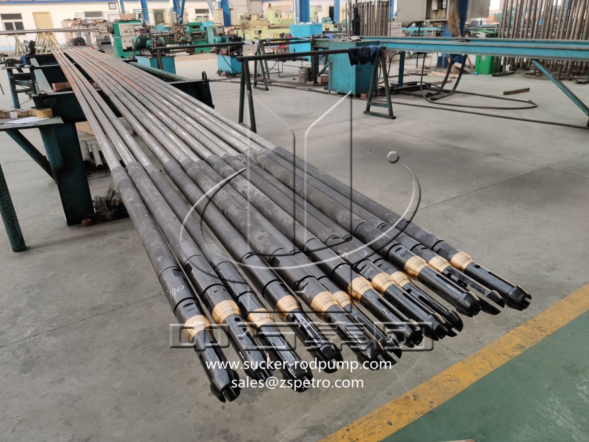 Subsurface Sucker Rod Pumps Thin Walled Rod Insert Pump With Chrome Plated Coating