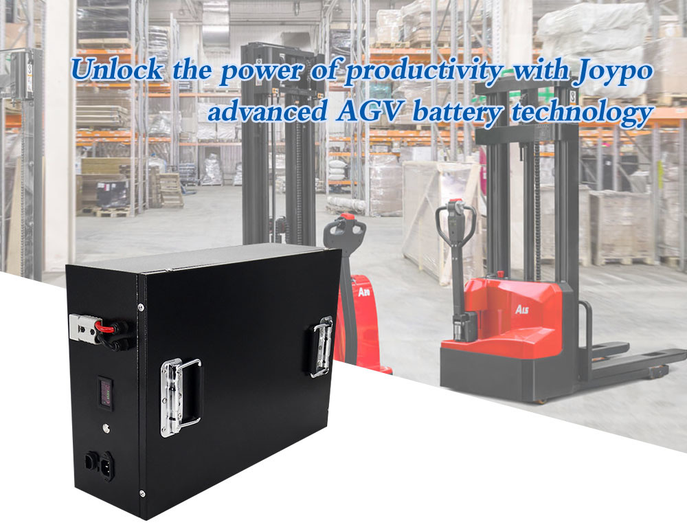 Large Capacity 24V 110Ah AGV Lithium Battery LiFePO4 For Electric Stacker Trucks